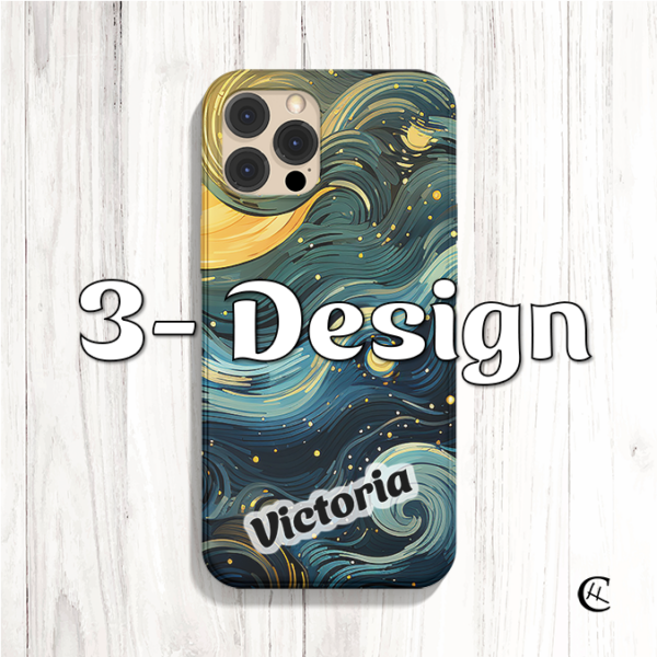 Design Handyhüllen | Phone Case | iPhone | Samsung | Geschenk | Weihnachten | Feiertage | personalisiert | Van Gogh Astro |Art Collection 8 - Image 5