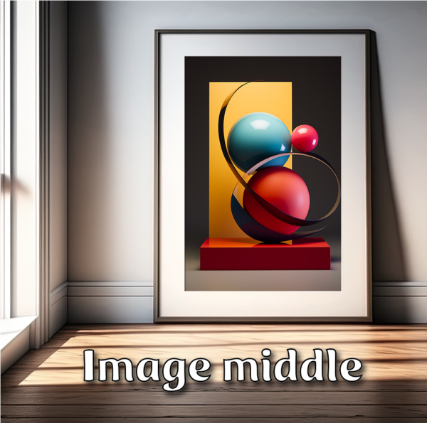 Wandkunst 3er-Set | druckbares Poster | Digitaldruck | Download | kommerziell nutzbar | Geschenk | Bauhaus | Feiertage | Wall Art Vol. 5 - Image 4